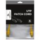 PP6U-0.25M/Y Gembird Mrezni kabl, CAT6 UTP Patch cord 0.25m yellow - EP3223406