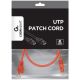 PP6U-0.5M/R Gembird Mrezni kabl, CAT6 UTP Patch cord 0.5m red - EP3223439
