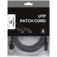 PP6U-5M/BK Gembird Mrezni kabl, CAT6 UTP Patch cord 5m black - EP3223457