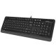 A4-FK10 US GREY A4Tech Fstyler Multimedia comfort tastatura, FN funkcije, vodootp. US-LAYOUT, USB - EP3243820