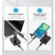 DD-U3M2 Gembird Desktop USB Type-C M.2 SATA & NVME SSD drive docking station, black - EP3223538