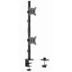 MA-D2-02 Gembird Podesivi vertikalni stoni drzac za dva monitora, tilt, 17-32 max.2x9kg - EP3273663
