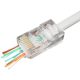 LC-PTU-01/50 Gembird Universal pass-through modular CAT5 UTP plug 8P8C, 50 u pak /CENA PO PAKOVANJU - EP3223720
