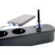 TSL-PS-S4U-01 Gembird pametni produzni kabl sa USB punjenjem, 4 uticnice, 1,5m crni - EP3227683