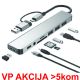 A-CM-COMBO8-06 ** Gembird USB-A + USB-C multi-port 8-in-1 USB3.0+USB2.0+SD+3.5mm+Data (759) - EP3223530