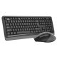 A4-FG1035 A4Tech Fstyler Bezicna tastatura YU-LAYOUT + bezicni mis USB, Grey - EP3243847