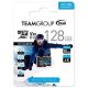 TeamGroup MICRO SDHC/SDXC 128GB GO UHS-I U3 V30, 100/50MB/s +SD Adapter TGUSDX128GU303 - EP3273980