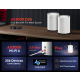 Cudy M3000 1-pack 2.0, AX3000 2.5G Mesh Wi-Fi 6 System White,4-Stream Dual-Band,2402 Mbps + 574 Mbps - EP3227557