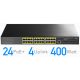 Cudy * GS5024S4 24-Port Layer 3 Managed Gigabit Switch with 4 10G SFP Slots - EP3227566