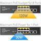 Cudy GS1010PS2 8-Port Gigabit PoE+ Switch with 2 Gigabit Uplink ports and 2 Gigabit SFP slot 120W - EP3224817