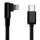 CC-USB2-CMLML-0.2M Gembird Kabl USB-C na 8pin pod uglom 0,2m Black - EP3227617