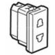 Legrand Uticnica 2P EURO/US bela Mosaic 077501 - EP3231240
