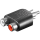 Audio ADAPTER AC18 2xRCA utiènica-1xRCA utikaè - EP3225394