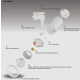 LED ŠINSKI REFLEKTOR LI4032, MF, 20W, 3U1 DMB, Beli - EP3227854