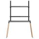 TVS-86F-01-BK Gembird Podno postolje za TV, 55-86inc, crno/drvo - EP3274173