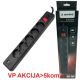 SPG5-B-10(3G1.5)**Gembird produzni kabl sa zastitom i 5 uticnica, 5V/3.1A USB-A+C 16A/3500W 3m (765) - EP3228013