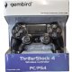 JPD-Wireless-Thrillershock PC/PS4 BLACK Gembird Bezicni gamepad sa dvostrukom vibracijom v2 - EP3227839
