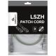 PP6A-LSZHCU-1M Gembird Mrezni kabl, SFTP CAT.6A BAKARNI LSZH Patch cord 1m Grey - EP3228172
