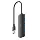 Cudy UH40A HUB 4 USB3.0 4-port, storage speed 5Gbps, black (alt. UHB-U3P4-03) - EP3237185