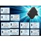 TA-UC-PDQC100LCD-01-BK Gembird 4-port 100W GaN USB fast charger, LCD, black - EP3228028