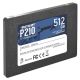 SSD 2.5 SATA3 512GB Patriot P210 520MBs/430MBs P210S512G25 - EP3228530
