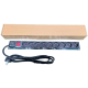 ExeLink Razvodni PDU panel za rack 19 in, sa 9 uticnih mesta, kabl 2m (aluminijum) - EP3228605