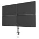 MA-D4-01 Gembird Podesivi stoni drzac za monitor sa cetri ruke,tilt,rotacija,okretanje,13-32 max10kg - EP3228614