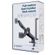 MA-DA2-06 Gembird Podesivi dupli stoni drzac za monitor, tilt, 17-32 max.10kg Black - EP3273986
