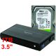 HDD 3.5 * 1TB SET USB 3.0 SATA eksterno kuciste + 1TB WD10EURX WD/ EE3-U3S-3 - EP3228638
