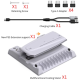 Stalak za PS5/PS5 SLIM DOBE multifunkcionalni TP5-3537B beli - EP3224518