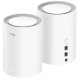 Cudy M3000 2-Pack,AX3000 2.5G Mesh Wi-Fi 6 System White,4-Stream Dual-Band, 2402 Mbps + 574 Mbps - EP3269292
