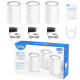 Cudy M3000 3-pack2.0,AX3000 2.5G Mesh Wi-Fi 6 System White, 4-Stream Dual-Band,2402 Mbps + 574 Mbps - EP3269313