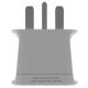 Travel adapter A-AC-UKMINTF Gembird UK suko 10A - EP3225010
