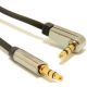 CCAPB-444L-1M Gembird AUX 3.5mm stereo plug to 3.5mm desni ugao stereo plug audio kabl pozlaceni 1m - EP3274386