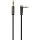 CCAPB-444L-1M Gembird AUX 3.5mm stereo plug to 3.5mm desni ugao stereo plug audio kabl pozlaceni 1m - EP3274386