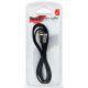 CCAPB-444L-1M Gembird AUX 3.5mm stereo plug to 3.5mm desni ugao stereo plug audio kabl pozlaceni 1m - EP3274386