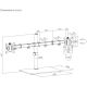 MS-D2ST-01 Gembird Podesivi stoni drzac za dva monitora, tilt, 17-32 max.2x9kg - EP3225034