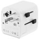 Travel adapter TPA-EU1A1C20-01-W Gembird Univerzalni, sa uzemljenjem 20W - EP3224629