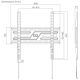 WM-75F-02 Gembird fiksni nosac VESA max 40x40cm 32-75 max.75kg - EP3224692