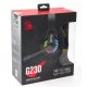 A4-G230 A4Tech Bloody gejmerske slusalice sa mikrofonom, 7.1 SURROUND, 50mm/16ohm, NEON, USB BLACK - EP3243620