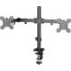 MA-D2-011 Gembird Podesivi dupli stoni drzac za monitor, tilt, 17-32 max.2x9kg (alt MA-D2-01) - EP3228842