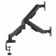 MA-DA2U-01 Gembird Podesivi stoni nosac za 2 monitora sa USB portovima, 17-32, 9kg - EP3226138