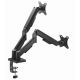 MA-DA2U-01 Gembird Podesivi stoni nosac za 2 monitora sa USB portovima, 17-32, 9kg - EP3226138