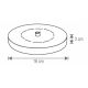 Baštenska plutajuca fontana SWF02 sa solarnim napajanjem 160x30mm - EP3231327