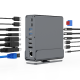 A-CF-COMBO15-01 Gembird USB Type-CF 15-in-1 multi-port adapter (USB hub, Type-CF, HDMI, DP, LAN,3,5) - EP3274578