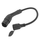 EV-T2MACF-3.7KW-0.5M Gembird Adapter kabl Tip 2 (muški) na Šuko (ženski), 3,7 kW, 0,5 m - EP3228917