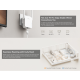 Cudy RE300, N300 Mesh Wi-Fi Range Extender,2.4 GHz Wi-Fi Speed, 300 Mbps - EP3227110