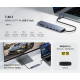 Cudy UH407, 7-In-1 HDMI SD/TF 4K USB-C Hub, 60/144/240 Hz, 5Gps, 100W - EP3228991