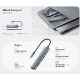 Cudy UH407, 7-In-1 HDMI SD/TF 4K USB-C Hub, 60/144/240 Hz, 5Gps, 100W - EP3228991