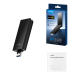 Cudy WU5400, AX5400 High-Gain USB 3.0 Wi-Fi 6E Adapter 2.4/5/6 GHz, 574 Mbps/2402 Mbps - EP3224571